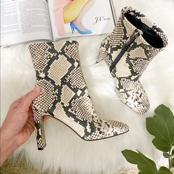 Vince Camuto Shoes - Vince Camuto Boots Deverna Snake Print Booties